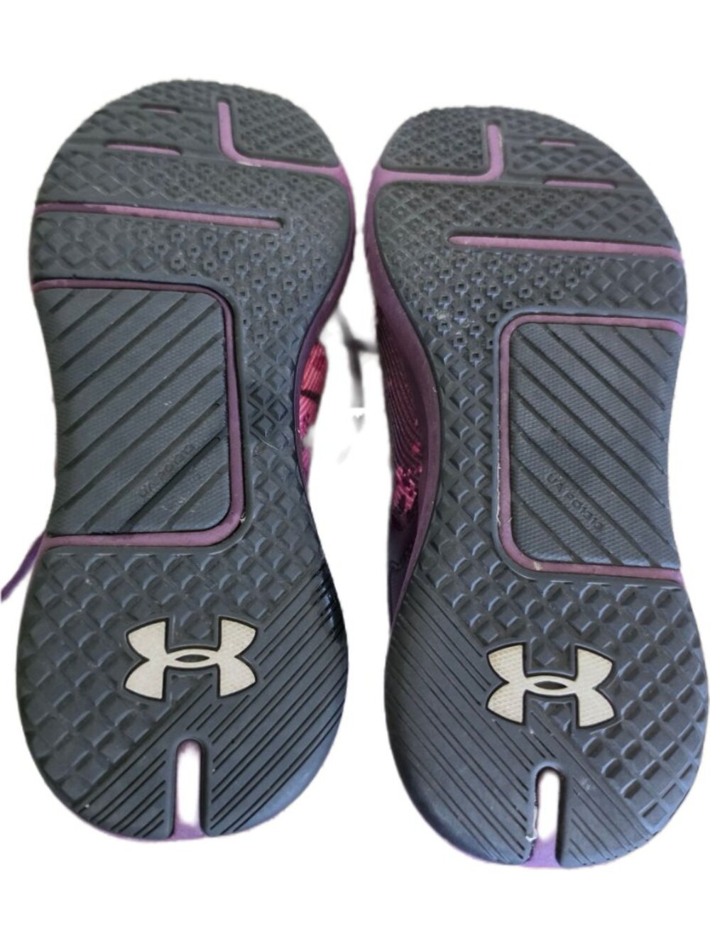 Under Armour HOVR Rise 2 Print Purple Pink Cross Trainer Gym Shoes Women 7.5 - Picture 3 of 8